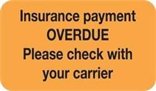 Insurance Patient Responsibility Label MAP4090