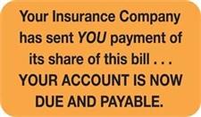 Insurance Patient Responsibility Label MAP4100