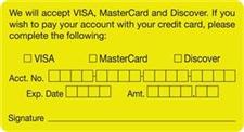 Billing / Collection Label MAP4620