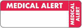 Medical Alert Label MAP6270