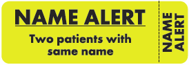 Medical Alert Label MAP6470