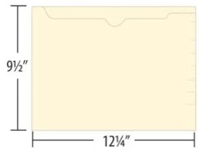 File Jacket/Pocket-End Tab