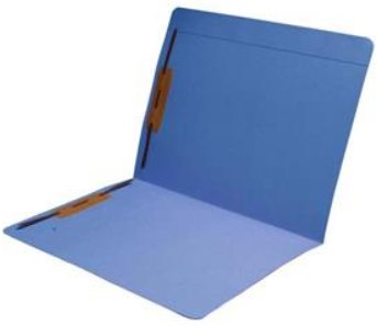 Top Tab File Folder Straight Cut Assorted 2 Ply Colored 2 Fasteners 1&3