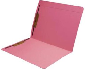 Top Tab File Folder Straight Cut Assorted 2 Ply Colored 2 Fasteners 1&3