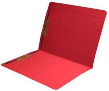 Top Tab File Folder Straight Cut Assorted 2 Ply Colored 2 Fasteners 1&3