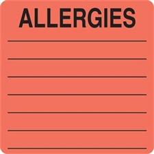 Allergy Label UL926